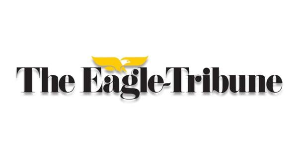 "The Eagle Tribune logo featuring the text 'The Eagle Tribune' in black with a stylized yellow eagle above the 'E' in 'Eagle.'"